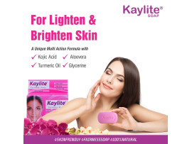Kaylite Skin Whitening Soap Kojic Acid, Aloe Vera & Turmeric Oil 75 Gm